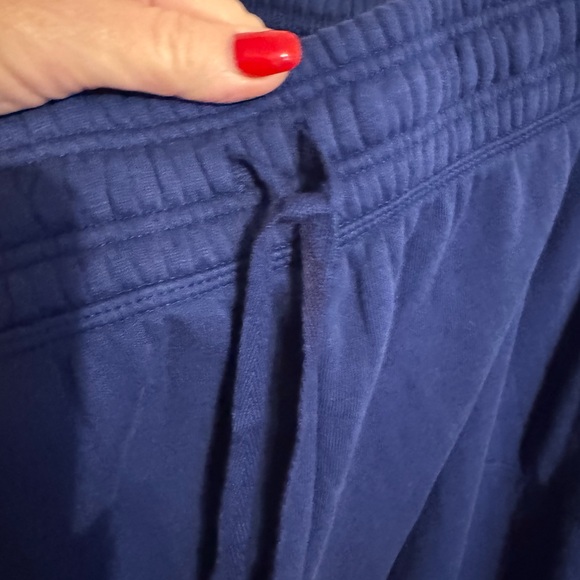 NWT Crown & Ivy CABANA Women's Navy Joggers  Multicolor Stripes   PLUS 4X  #J - Picture 3 of 8